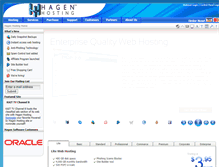 Tablet Screenshot of hagenhosting.com